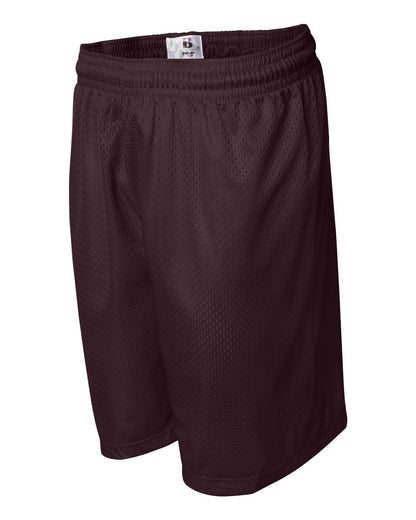 Badger Pro Mesh 7" Shorts 7207 #color_Maroon