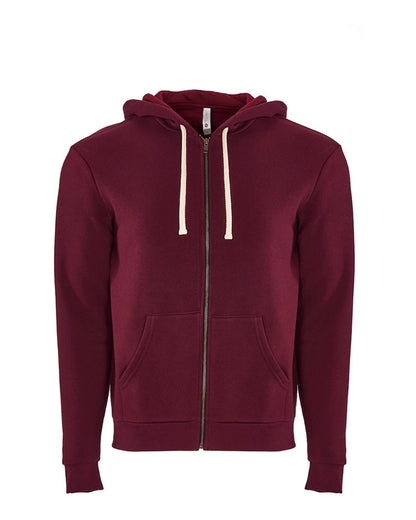 Next Level Santa Cruz Full-Zip Hoodie 9602 #color_Maroon