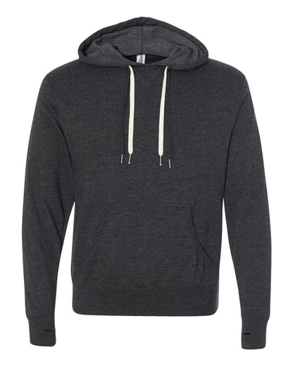 Independent Trading Co. Midweight French Terry Hooded Sweatshirt PRM90HT #color_Charcoal Heather