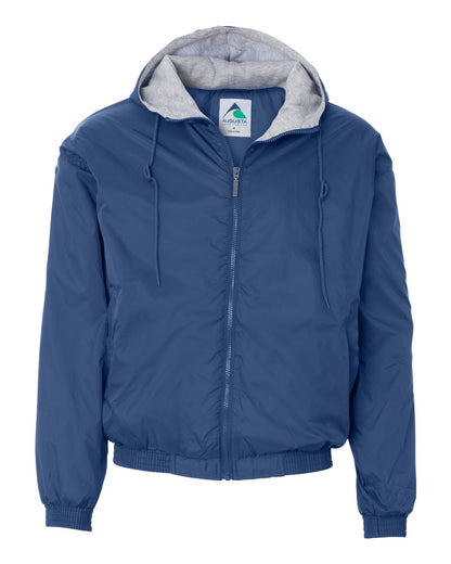 Augusta Sportswear Fleece Lined Hooded Jacket 3280 #color_Royal