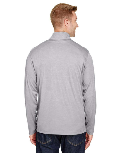 Team 365 Men's Zone Sonic Heather Performance Quarter-Zip Pullover TT31H #colormdl_Athletic Heather