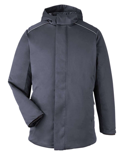 CORE365 Unisex Techno Lite Flat-Fill Insulated Jacket CE715 #color_Carbon