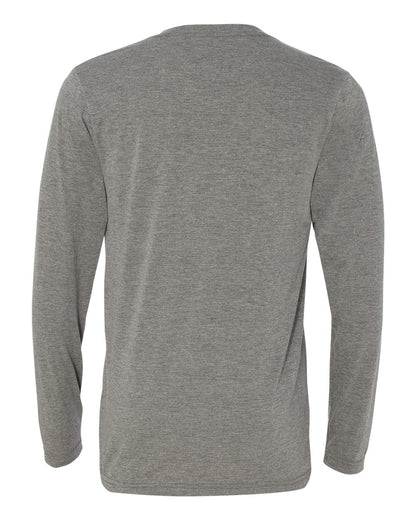 BELLA + CANVAS Unisex Long Sleeve V-Neck Tee 3425 #color_Grey Triblend