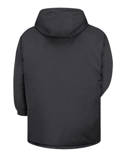 Red Kap Men's Tall Heavyweight Parka JP70T #color_Black