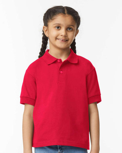 Gildan Youth DryBlend® Jersey Polo 8800B #colormdl_Red