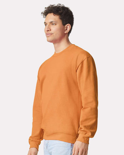 Gildan Unisex Softstyle® Midweight Crewneck Sweatshirt SF000 #colormdl_Tangerine