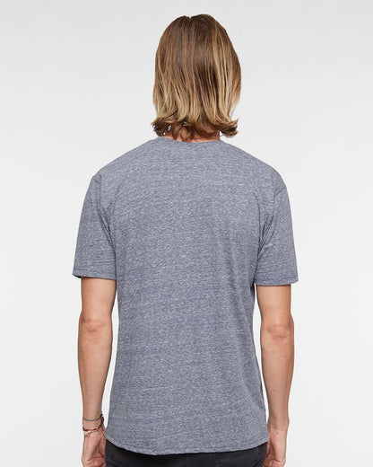 LAT Men's Harborside Mélange Tee 6991 #colormdl_Navy Melange
