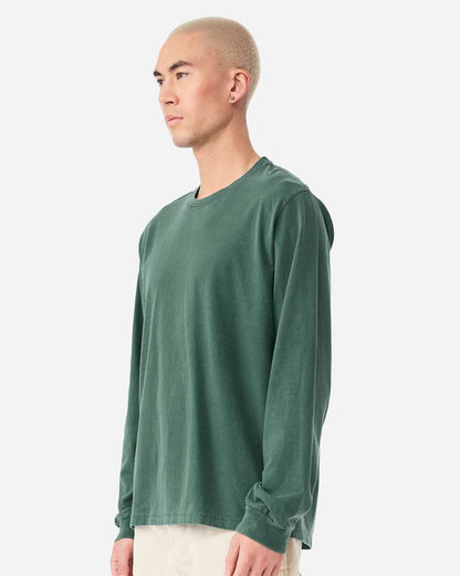BELLA + CANVAS Unisex Heavyweight Garment-Dyed Long Sleeve Tee 4851GD #colormdl_Washed Pine