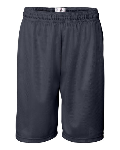 Badger Mini Mesh 9'' Inseam Shorts 7239 #color_Navy