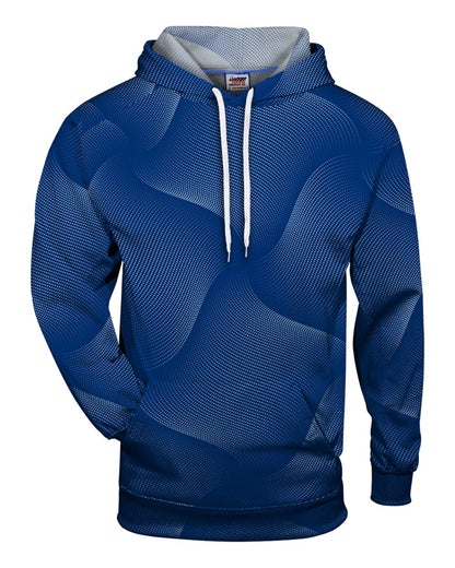 Badger Men's Warp Hooded Sweatshirt 1413 #color_Royal