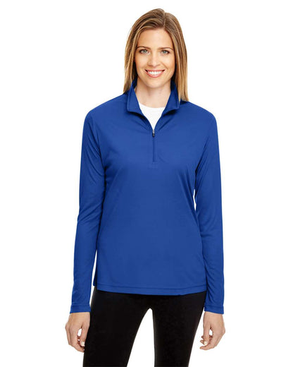Team 365 Women's Zone Performance Quarter-Zip Pullover TT31W #colormdl_Sport Royal