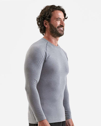 Onna Men's Unstoppable Fresh Long Sleeve Underscrub Base Layer NN270 #colormdl_Heather Grey