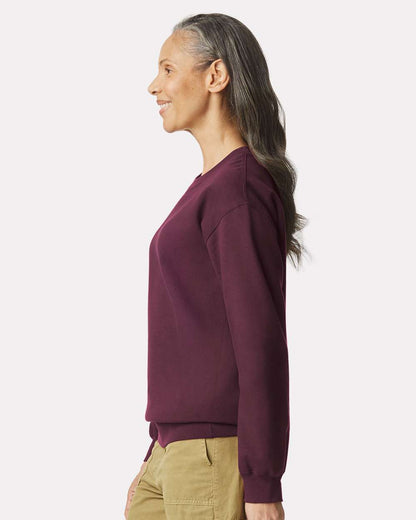 Gildan Unisex Softstyle® Midweight Crewneck Sweatshirt SF000 #colormdl_Maroon