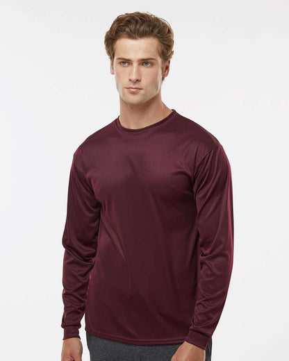 C2 Sport Performance Long Sleeve T-Shirt 5104 #colormdl_Maroon