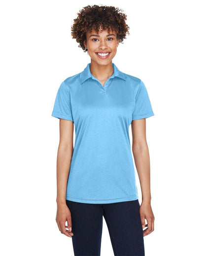 UltraClub Women's Cool & Dry Sport Performance Interlock Polo 8425L #colormdl_Columbia Blue