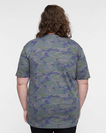 LAT Unisex Fine Jersey Tee 6901 #colormdl_Vintage Camo