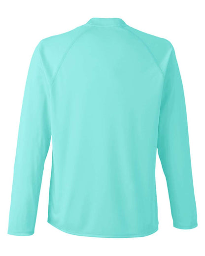 CORE365 Unisex Ultra UVP™ Marina Raglan Long Sleeve T-Shirt CE110 #color_Sea Glass