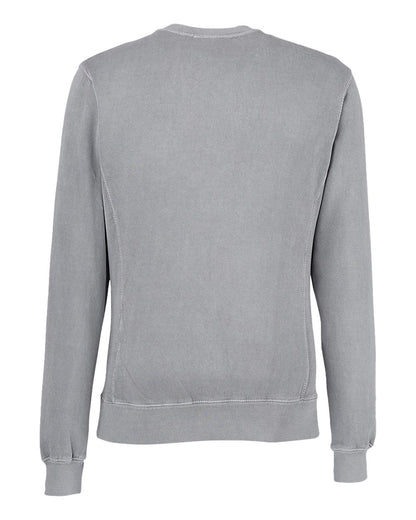 J. America Unisex Pigment-Dyed Fleece Crewneck Sweatshirt 8731 #color_Cloud