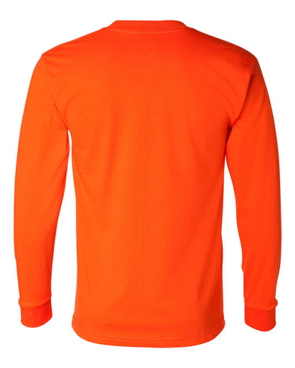 Bayside Union-Made Long Sleeve T-Shirt 2955 #color_Orange