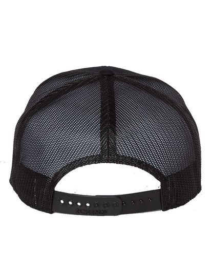 Richardson Seven-Panel Trucker Cap 168 #color_Black