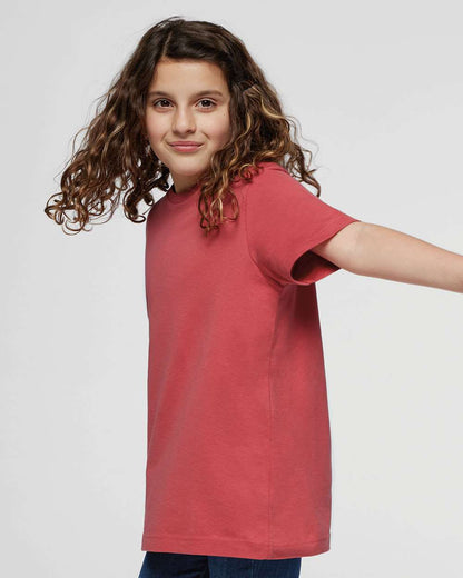 LAT Youth Fine Jersey Tee 6101 #colormdl_Passionfruit