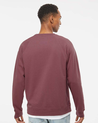 Independent Trading Co. Unisex Icon Lightweight Loopback Terry Crewneck Sweatshirt SS1000C #colormdl_Port