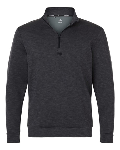 Under Armour Men's Drive Midlayer Quarter-Zip Pullover 1387124 #color_Black/ Black