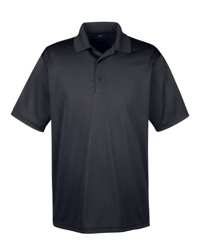 UltraClub Men's Cool & Dry 8-Star Elite Performance Interlock Polo 8610 #color_Black