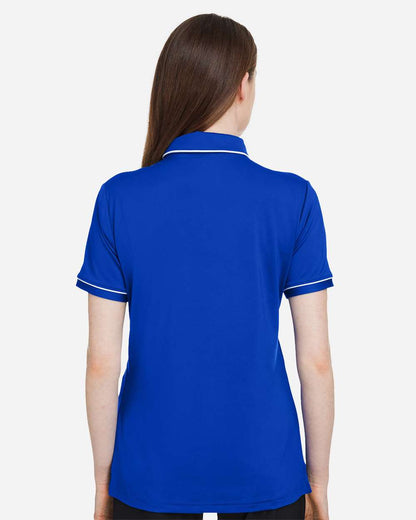 Under Armour Women's Tipped Teams Performance Polo 1376905 #colormdl_Royal/ White