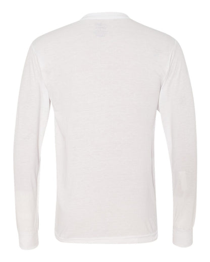 JERZEES Unisex Dri-Power® Performance Long Sleeve T-Shirt 21MLR #color_White