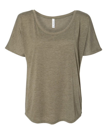 BELLA + CANVAS Women’s Slouchy Tee 8816 #color_Heather Olive