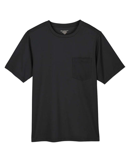 Harriton Unisex Charge Snag and Soil Protect T-Shirt M118 #color_Black