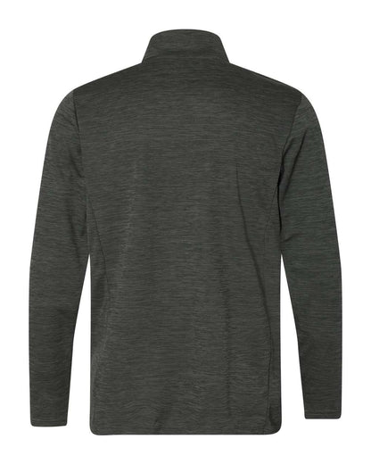 Russell Athletic Men's Striated Quarter-Zip Pullover QZ7EAM #color_Stealth