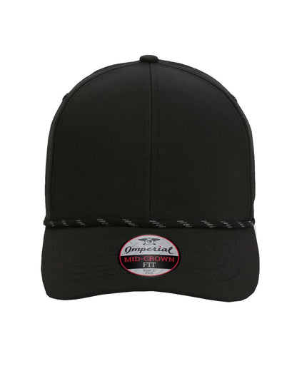 Imperial The Habanero Performance Rope Cap 6054 #color_Black