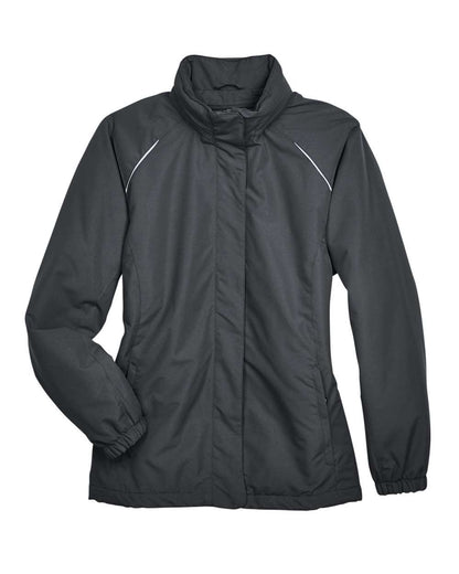 CORE365 Women's Profile Fleece-Lined All-Season Jacket 78224 #color_Carbon