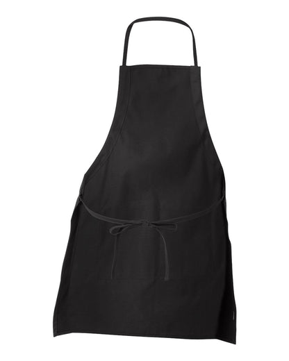 Liberty Bags Two-Pocket Butcher Apron 5502 #color_Black
