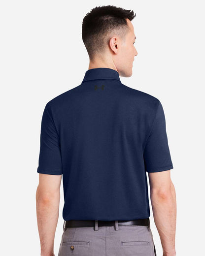 Under Armour Men's Recycled Polo 1383255 #colormdl_Midnight Navy/ White