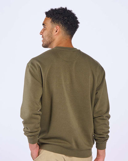 Boxercraft Men's Fleece Crewneck Sweatshirt BM5101 #colormdl_Olive