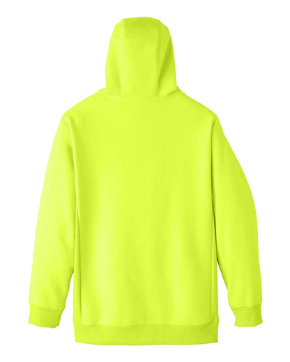 Team 365 Unisex Zone HydroSport™ Heavyweight Full-Zip Hooded Sweatshirt TT95 #color_Safety Yellow