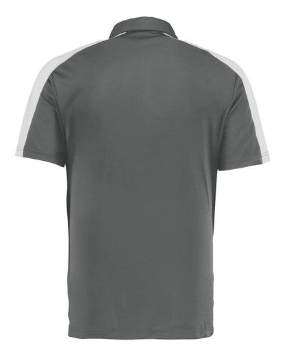 Augusta Sportswear Two-Tone Vital Polo 5028 #color_Graphite/ White