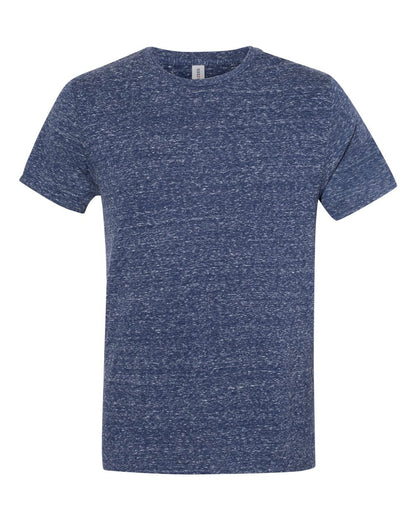 JERZEES Unisex Snow Heather Jersey T-Shirt 88MR #color_Navy