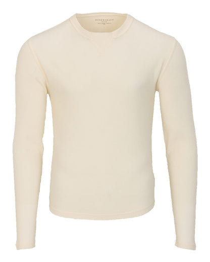 Boxercraft Men's Waffle Knit Long Sleeve T-Shirt BM3103 #color_Natural