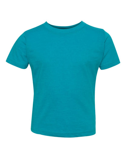 Rabbit Skins Toddler Fine Jersey Tee 3321 #color_Vintage Turquoise