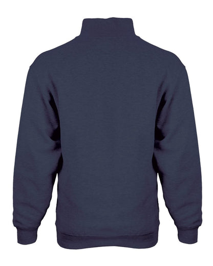 Badger Quarter-Zip Fleece Pullover 1286 #color_Navy