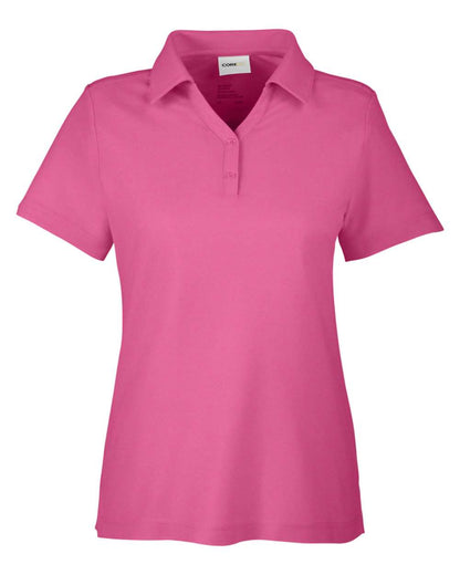CORE365 Women's Fusion ChromaSoft™ Pique Polo CE112W #color_Charity Pink