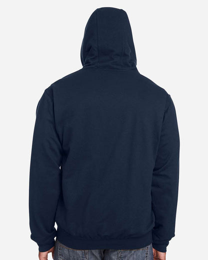 Berne Apparel Men's Tall Heritage Thermal-Lined Full-Zip Hooded Sweatshirt SZ101T #colormdl_Navy