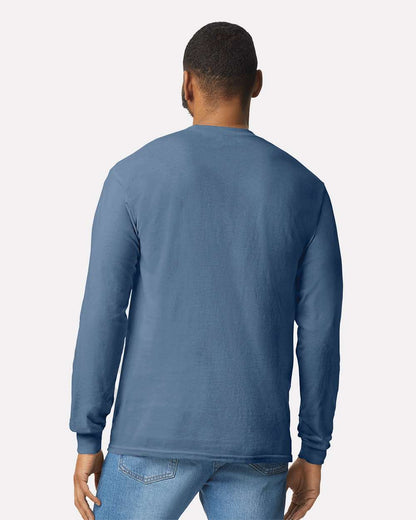 Gildan Unisex Heavy Cotton™ Long Sleeve T-Shirt 5400 #colormdl_Indigo Blue