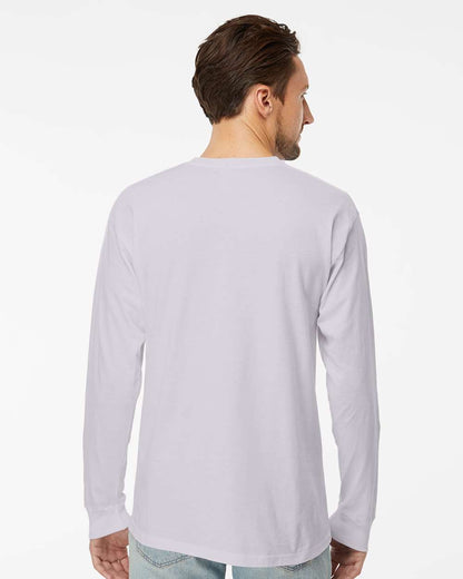 M&O Unisex Gold Soft Touch Long Sleeve T-Shirt 4820 #colormdl_Silver