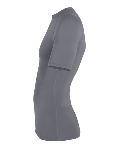 Augusta Sportswear Men's Hyperform Compression Raglan T-Shirt 2600 #color_Graphite