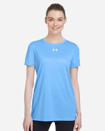 Under Armour Women's Team Tech™ T-Shirt 1376847 #colormdl_Carolina Blue/ White